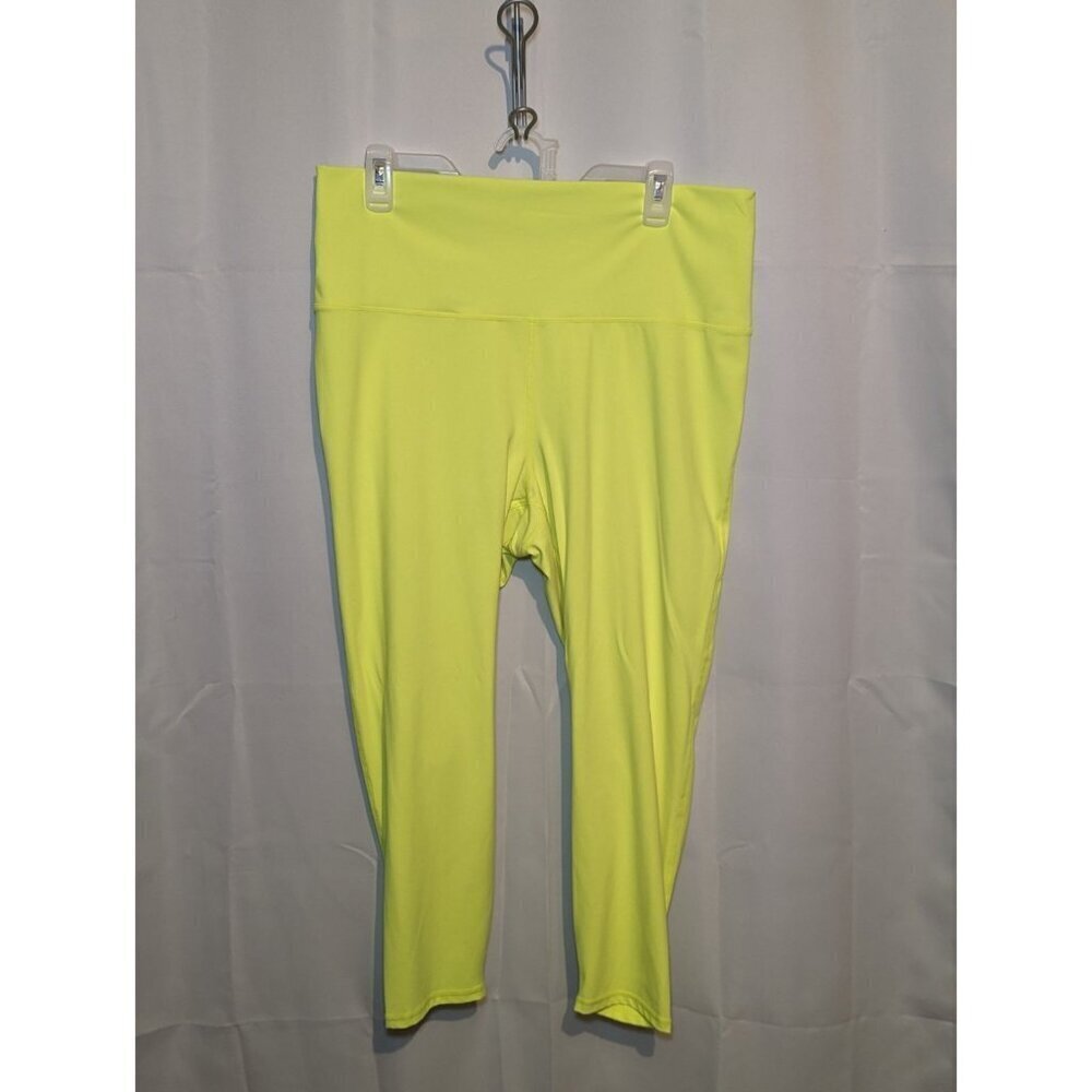 Fabletics Pureluxe Women's Yellow High Waisted Leggings Size 2x